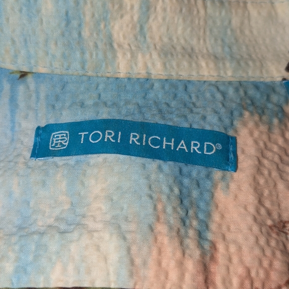 Tori Richard Hawaii Seersucker Camp Shirt Button Up Aloha Tropical Size XXL - Picture 7 of 12